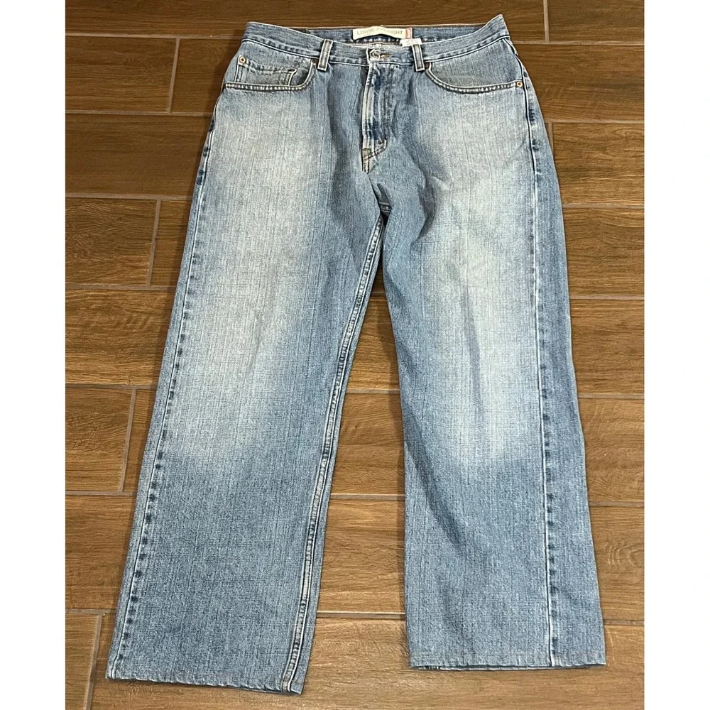 Vintage Levis 569 Loose Straight Leg Jeans Mens 32x32 (32x30) Lt Wash Blue Denim